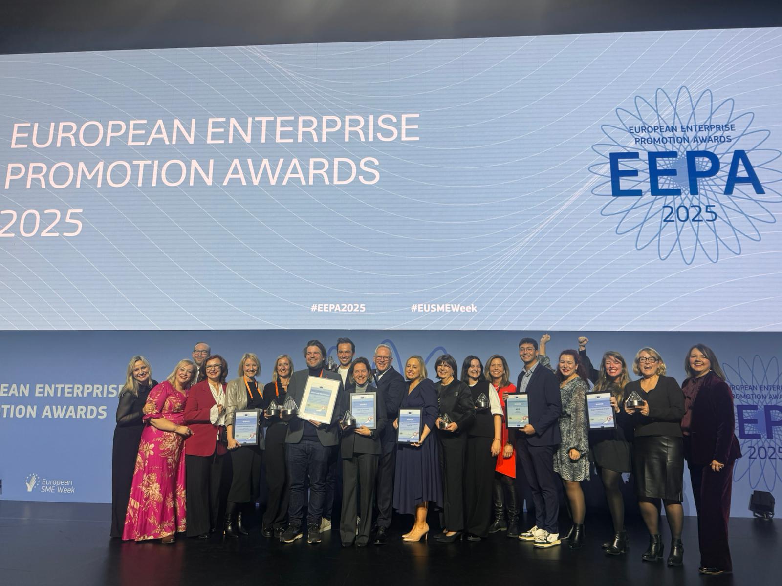 AIM Centre Wins European Award for Supporting the Digital Transition at the European Enterprise Promotion Awards 2025